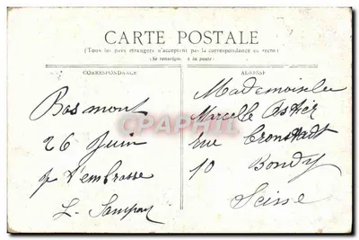 Mały Palczek — scena z Olbrzymem — C. et R.S. Paris — Rewers