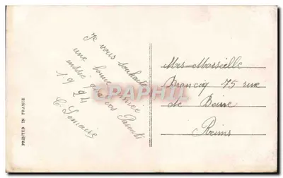 Mulher com símbolos de felicidade — 'Heureuse Année' — editor não visível, n° 115 — Verso