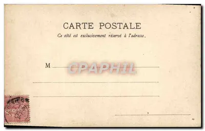 Casal em um interior elegante — cena romântica — editor desconhecido, n° 7290 — Verso