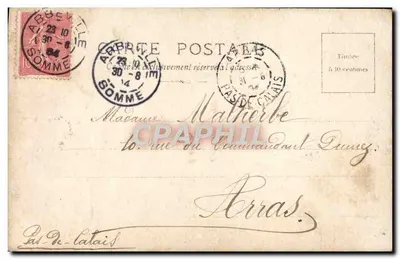 Madame Otero — dançarina — S.I.R. 33ª Série N°66, Ruethinger, Paris 1901 — Verso