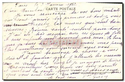 Bukiet róż i fiołków — Wesołych Świąt — Kartka pocztowa datowana 1932 — Rewers