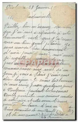 Pansées — kolorowana kartka pocztowa — wydawca Billet, nr 7423 — Rewers