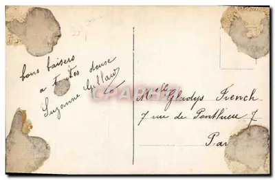 Joven mujer con ramo de flores — editor RÉPUBLIQUE, n° 45.27 — Reverso