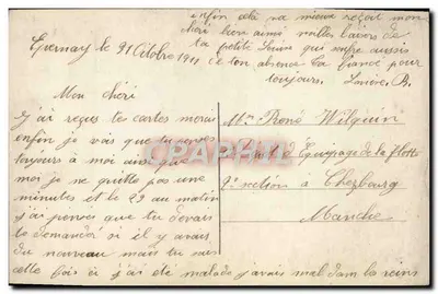Vrouw in jurk met motieven — tuin met rozen — uitgever Yvot, n° 7494 — Achterkant