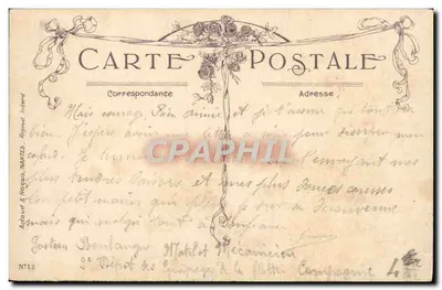Penso em você — 2º depósito — editor Artaud & Notaix, Nantes — Verso
