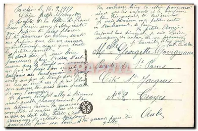 Młoda kobieta uśmiechająca się — róża — wydawca NODER n°2545 — Rewers