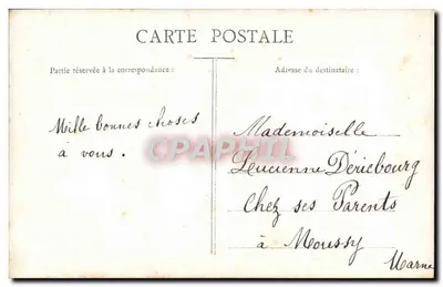 Jovem mulher em vestido florido — Natal & Prosperidade — editor J.K. (assinado em baixo à esquerda) — Verso