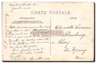 Family in the garden — Scene of life — A.N. Paris, n° 486 — Back