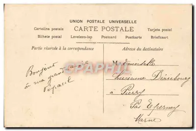 Três jovens mulheres — retrato — OTERO, editor, n° 1490 — Verso