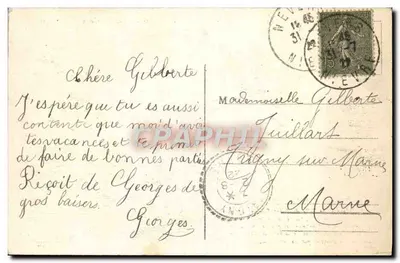 Lenda de Saint-Saulge — Os Reverbères — F. R. N. — Verso