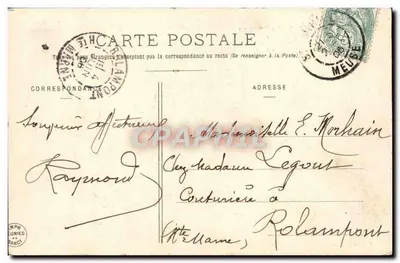 Femme buvant du café — Le Café de la Parisienne — Édition Bergeret — Verso