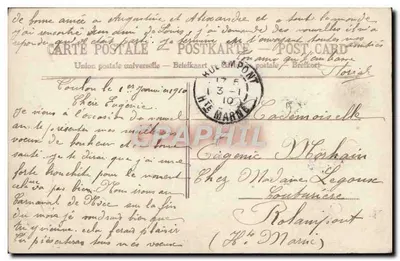 Jovem homem com buquê de rosas — 'Ano Feliz' — AÉRO n°552 — Verso