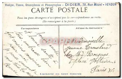 Dieppe — Le Casino et la plage vus du vieux Château — éditeur DIDIER, 79, Rue Mazel - Verdun — Reverso