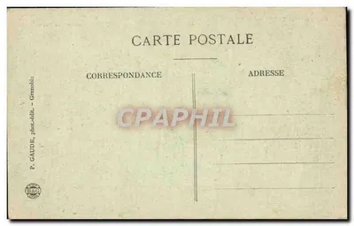 Grenoble — Quai Perrière i Forty — P. GAUDE, fot. i wyd. - Grenoble — Rewers