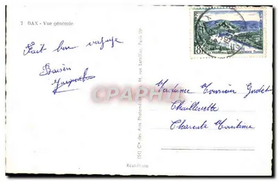 Dax - Visão geral — editor Réal-Photo, n°7 — Verso