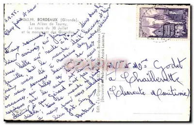 Place de la République — vue panoramique — La Cigogne, n° 063.99 — Rewers