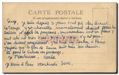 AIGUES-MORTES — Vue Générale prise de la Tour des Cordeliers — éditeur F. F. CHALON-SAÔNE, n° 200 — Verso