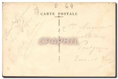 Pau (B.-Pyr.) — O Castelo de Henrique IV e as Pirineus — Carraches editor — Verso