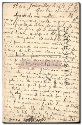 Pontoise — As margens do rio Oise na Ilha Saint-Martin — E.D. n°47 — Verso