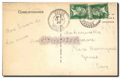 Domrémy — A Casa de Joana d'Arc e Estátua de Mercié — LL — Verso