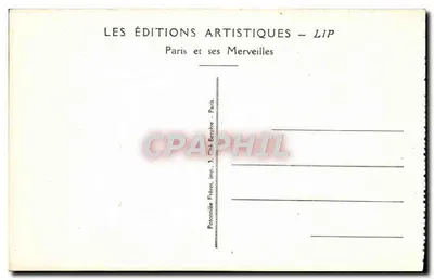 Paris. O Panteão — O Monumento da Convenção Nacional, por Sicard — Verso