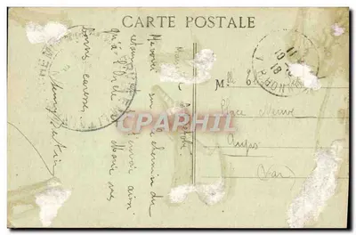 Marselha — Palácio Longchamp — Editor não identificado, número de série não visível — Verso