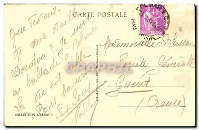 Massif du Hohneck — El Fischbcedle — BRAUN & Cie, Imp. Mulhouse-Dornach — Reverso