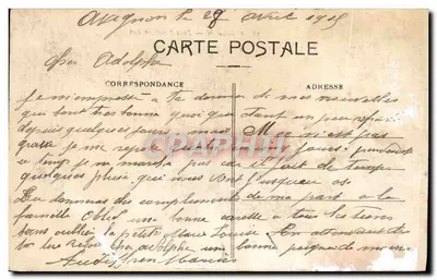 Avignon — Most św. Benezjusza — Wydawca nieznany, n° 39 — Rewers