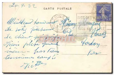 Nice - A Noite — J. Guillet, n°123 — Verso