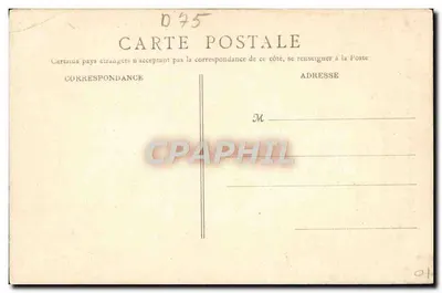 Grób Voltaire’a — Groby Panthéonu — B. F., Paryż — Rewers