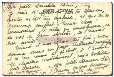 Pau — Il Castello. Facciata Principale — C.C. 2 — Verso
