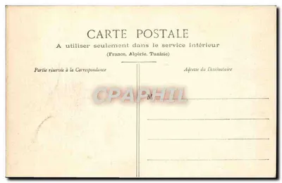 Palácio de Fontainebleau — O Pátio — Thibault, editores, Fontainebleau-Meun — Verso