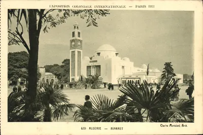 Algérie — Minaret — Międzynarodowa Wystawa Kolonialna — Paryż 1931