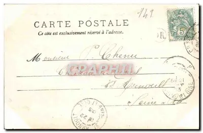 Clermont-Ferrand — Katedra Chamallières — wydawca A. Cagniant, nr 138 — Rewers