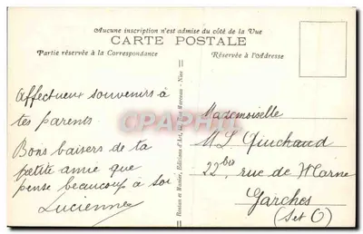 CANNES — Pôr do Sol sobre o Estérel — R. M. — n° 1546 — Verso