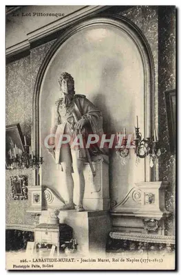 Estátua de Joachim Murat, Rei de Nápoles (1771-1815) — Labastide-Murat, St-Céré