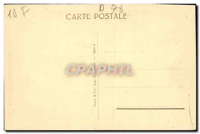 Grande Trianon — Il Peristilio — Braun & Cie, Stampa a Parigi — n° 2453 A — Verso
