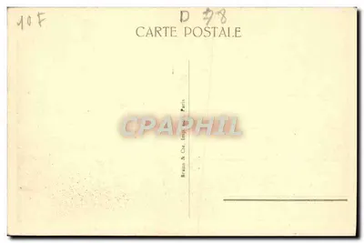 Parque de Versailles — O Buffet — editor Braun & Cie, Paris, n° 16 — Verso