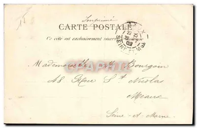 Wnętrze klasztoru Vaux de Cernay — S. & O. — A. Bouhuen, Wydawnictwo i Drukarnia Versailles — Rewers