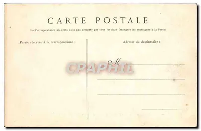 Palácio de Fontainebleau — A Grade de Honra e a Praça dos Adeuses — Fototipia L. AÉNARD, Fontainebleau — Verso