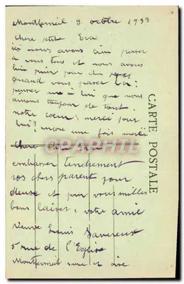 Clichy-sous-Bois — As Três Cruzes de Nossa Senhora dos Anjos, erguidas no local do milagre — S. Weibel, editor, 131 boulevard Raspail, Paris — Verso