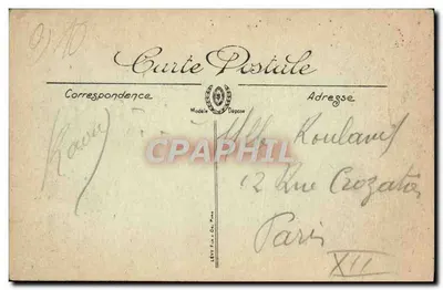 Moulin — Widok z mostu Régamorte — LL. — Rewers