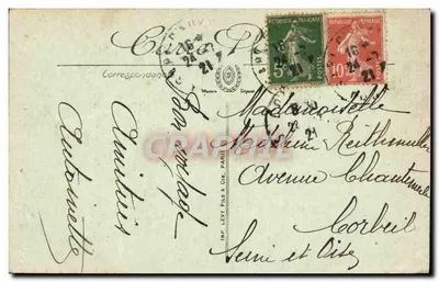 Auxerre — Rue de l'Horloge — LL. — Rewers