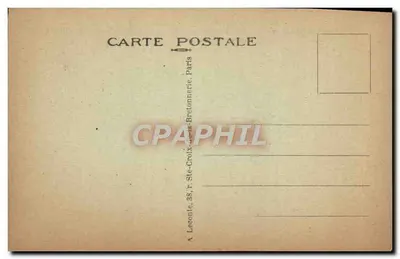 Paris - A Avenida dos Campos Elísios vista do Arco do Triunfo da Estrela — editor A. Leconte, 38, rue Ste-Croix-de-la-Bretonnerie, Paris — Verso