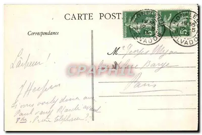 Honfleur - La Lieutenantance — kolekcja AD — Rewers