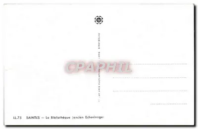 Saintes — Biblioteka (dawniej Echevinage) — LL.75 — Rewers