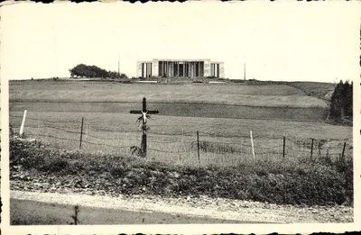 Memorial da Batalha do Saillant — Bastogne — Erguido pela Associação Belga-Americana — Editor Thil, Liège
