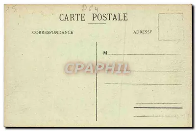 Casa Rostand em Arnaga — Cambo (B.-Pyr.) — Phototype Marcel Debloy, Bordeaux — Verso