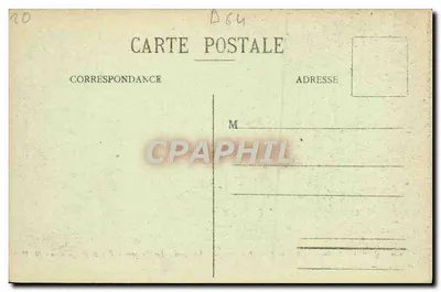 Cambo (B.-Pyr.J.) - Casa Roistand em Arnagna - Os Buis - Os Vasques - Fachada dos Jardins - Fototipia Marcel Delhaye, Burdeau — Verso