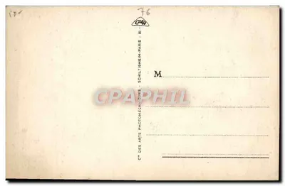 Dieppe - Il Castello e la Statua di Vauquelin — editore C° des Arts Photomécaniques, n° 333 — Verso